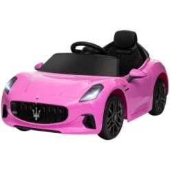 Qaba 12V Kids Electric Car, Maserati Gran Turismo Licensed Electric Car For Kids W/ Remote Control, Soft Start, LED Lights, Music, Horn -Children Toys Discount GUEST f6b3c65f d162 4e64 913c 9d8933f7adee